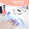 SUNX5 MAX UV LED Nail Lamp Professional Nail Dryer Gel Polish Light UV Nail Light with 4 Timer Setting Polish Curing Gel LED 6