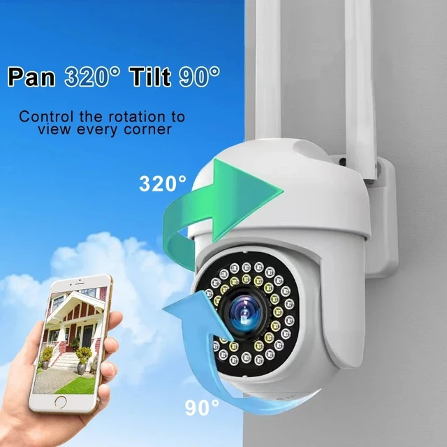YOOSEE HD IP Camera 3MP 5MP WiFi Security Camera Outdoor Waterproof IP66 Motion Detection Auto Tracking Two Way Audio IP Camera 2