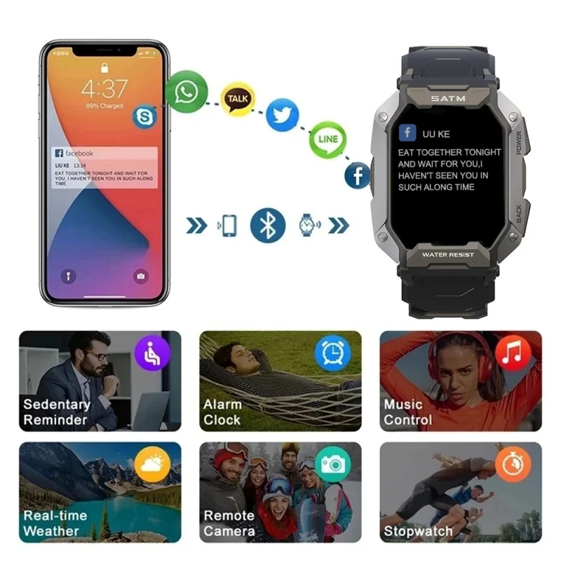 Рисунок 6 - Смарт-часы SANDA мужские с большим экраном 2023 дюйма