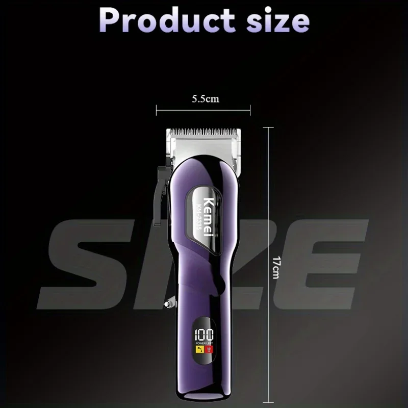 KEMEI km-2335 Usb Rechargeable Trimmer Electric Hair Clippers Professional Cordless Hair Clippers For Hair And Beauty 6