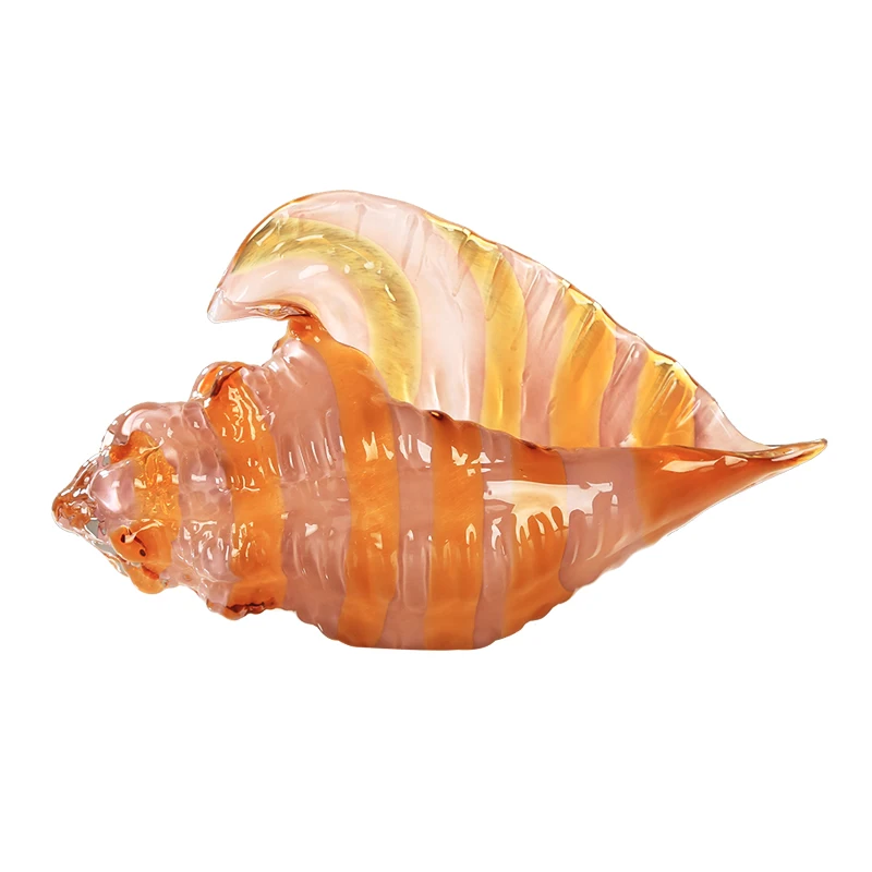 

Art colored glaze colored conch ornaments light luxury living room hotel office porch wine cabinet modern minimalist decorations