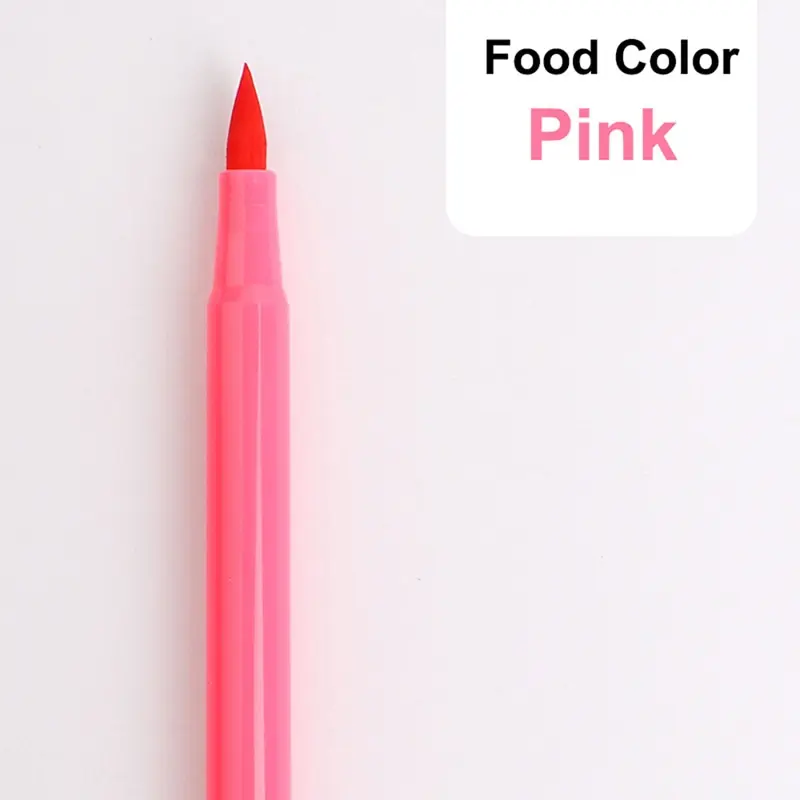 Edible Ink Markers Pigment Pen Brush Food Coloring Pen For Drawing Biscuits Fondant Cake Decorating Tools Cake DIY Baking Tool Cake Decorating Tools