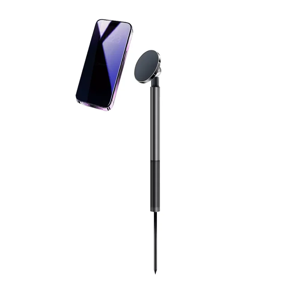 Trépied Magnétique Pour Selfie Et Appareils - Réglable 360°, Alliage D'Aluminium, Pliable, 22x23 Cm