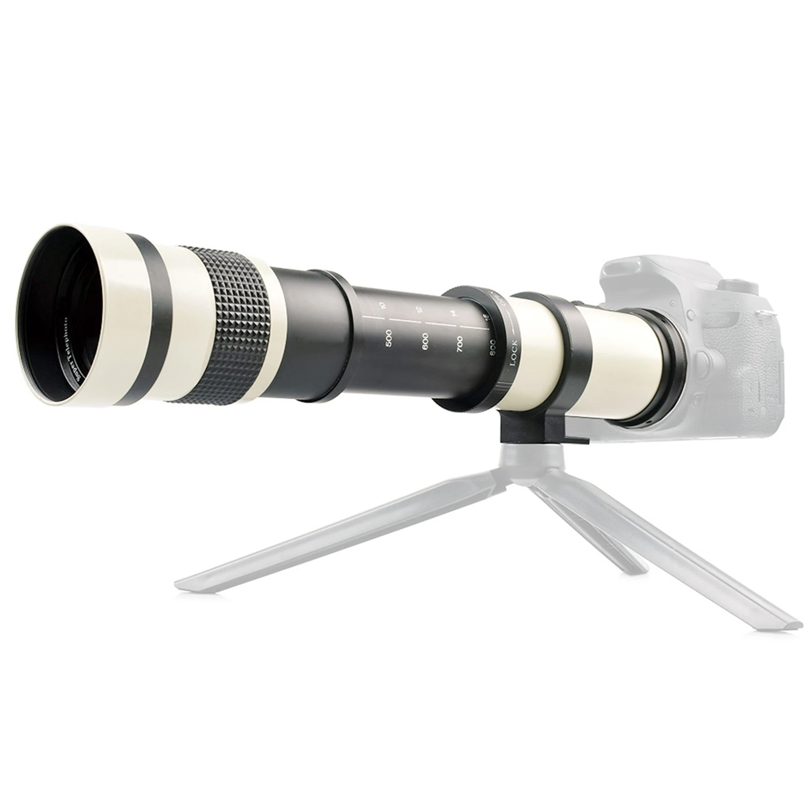 Apertura dell'obiettivo 420‐800 mm F 8.3-16 Teleobiettivo zoom per telescopio con messa a fuoco manuale completa per obiettivo fotocamera con attacco EF‐S - Image 5
