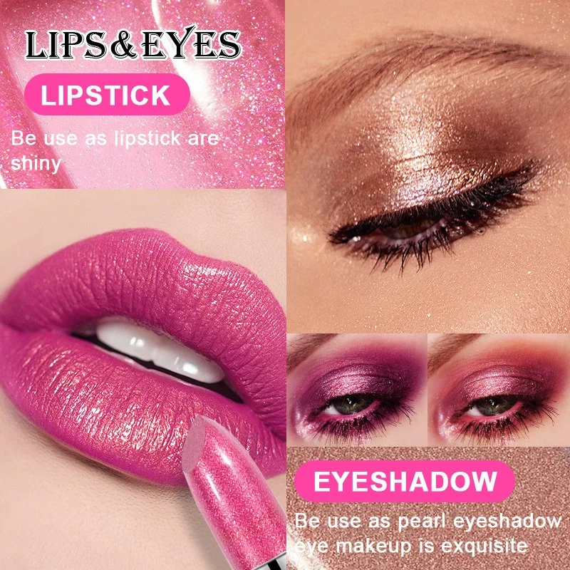 Diamond Pearlescent Lipstick Velvet Matte Long Lasting Waterproof_voghion.com
