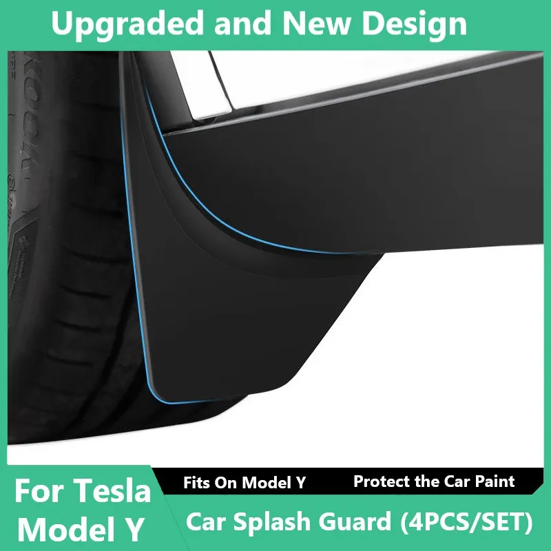 

4 шт., невидимые грязезащитные Крылья для Tesla Model 3 Model Y 2020-2023