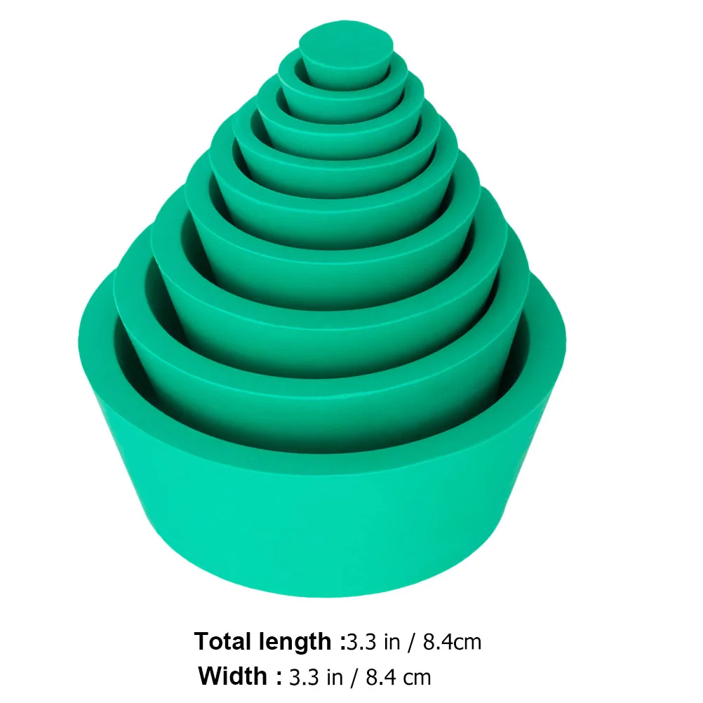 Filter Adapter Rubber Stopper 9pc Cone Elasticity Smooth Brinell funnel holder Strainer Cone Filtration accessory