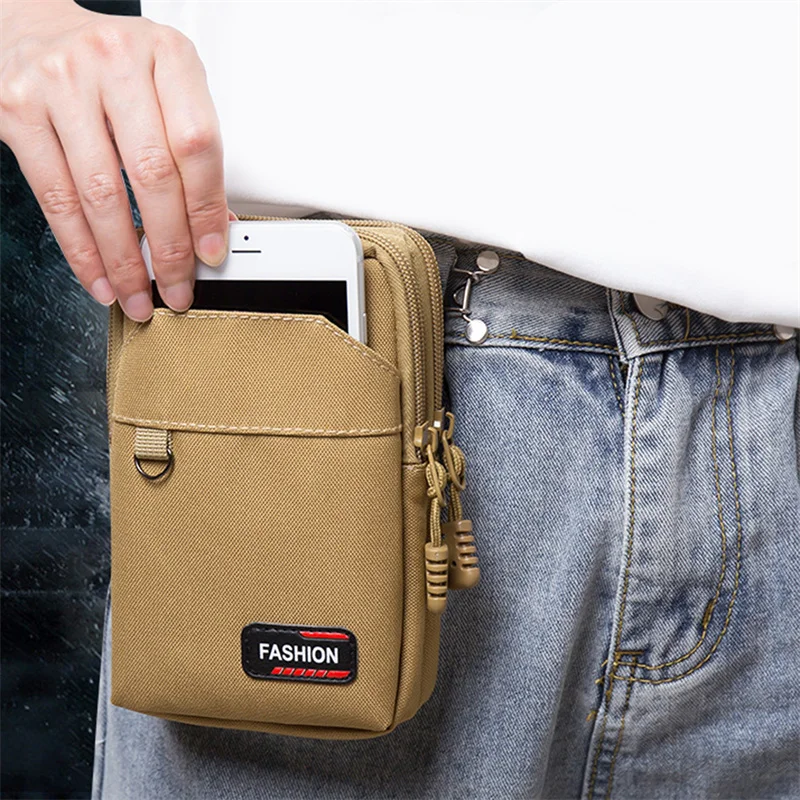 

Oxford Tactical Bag Outdoor Molle Military Waist Fanny Pack Men Phone Pouch Camping Hunting Tactical Waist Bag EDC Gear Purses