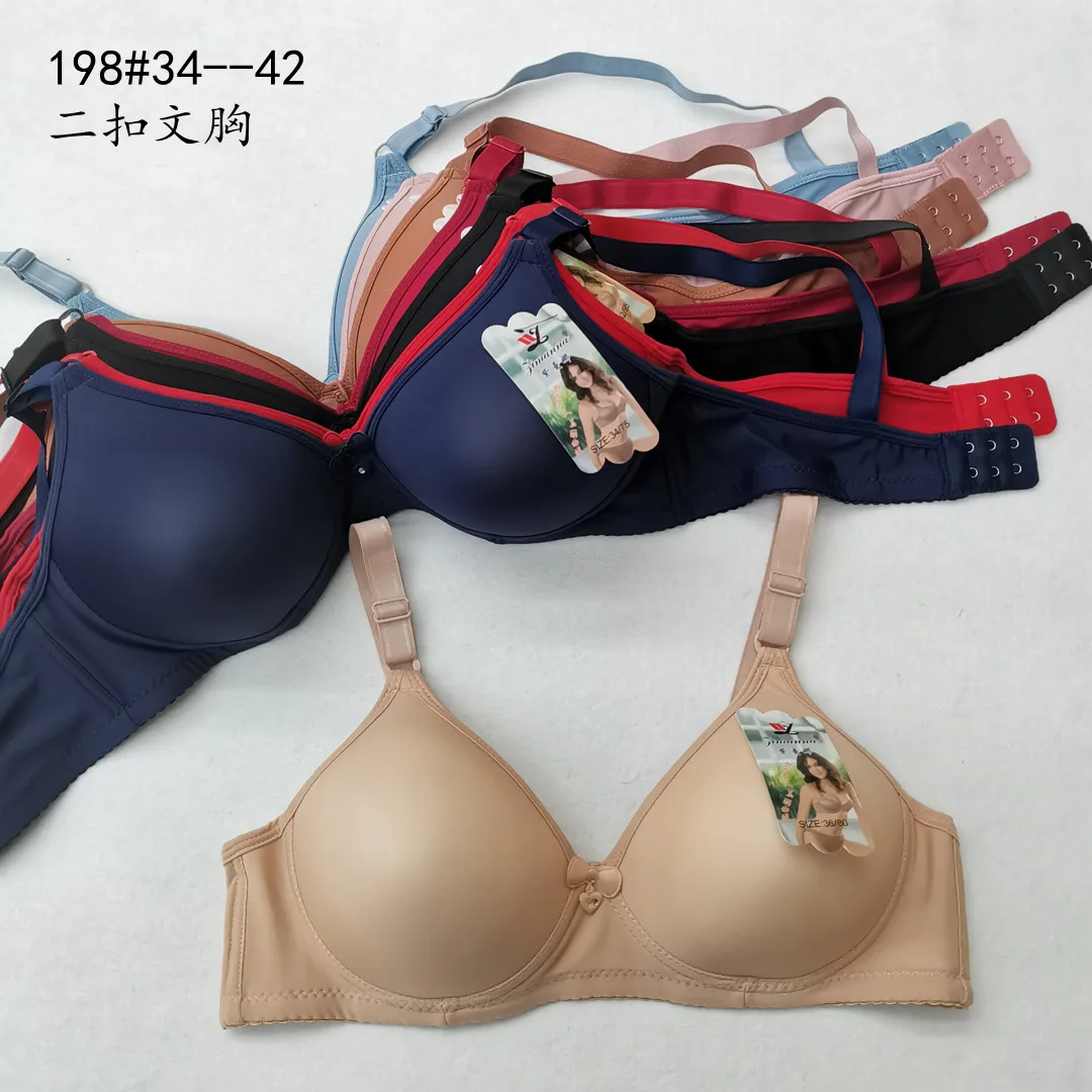 Sujetador fino y brillante para mujer, ropa interior de talla de