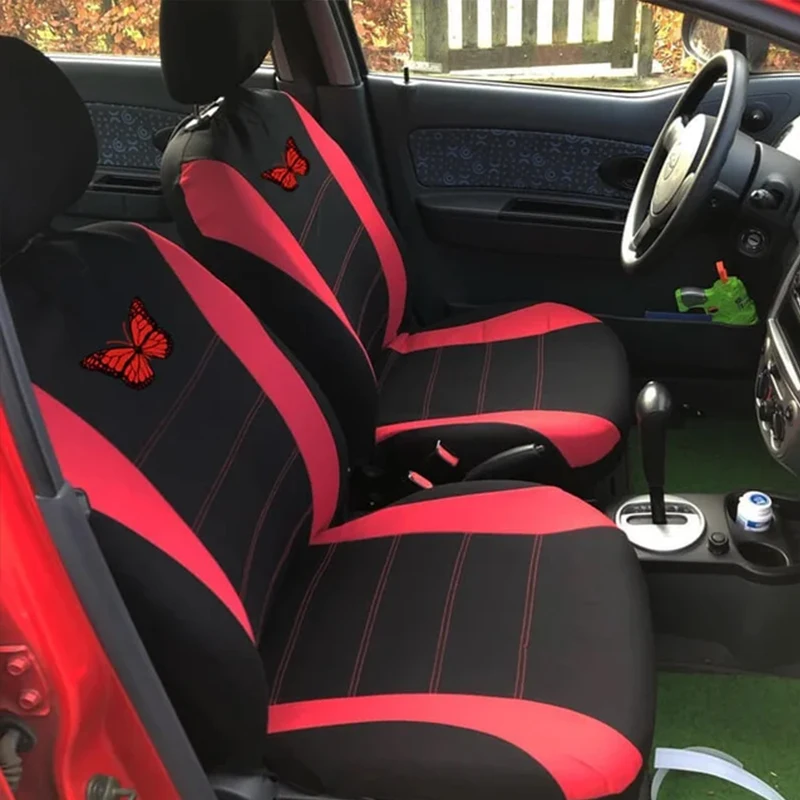 Butterfly Car Seat Covers Universal Car Seat Cover Car Seat Protection SUV Seat Protecto Covers Women Car Interior Accessories