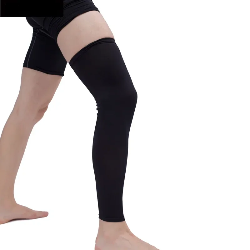 

1Pcs Leg Compression Sleeve Men Youth Basketball Sports Footless Calf Compression Socks Knee Brace Support Helps Arthritis
