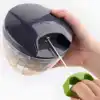 600/1000ml Manual Food Chopper Hand Pull String Vegetable Cutter Onions Garlic Chopper Fruits Herbs Nuts Kitchen Food Processor 5
