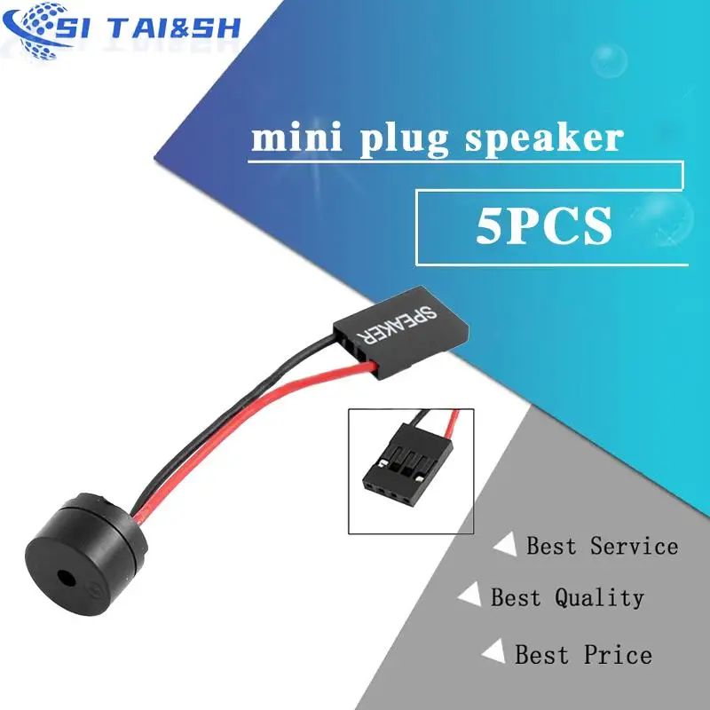 5PCS Mini Plug Speaker For PC Interanal BIOS Computer Motherboard Mini