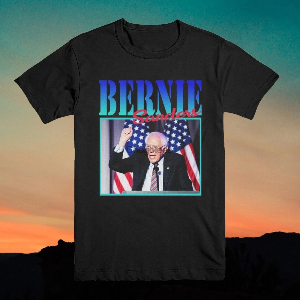 Рубашка Bernie Sanders в винтажном стиле 90-х Классическая футболка ретро |