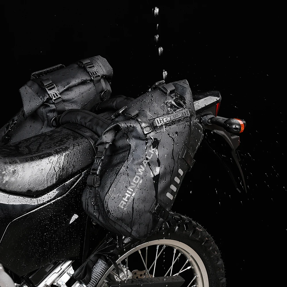 Rhinowalk Motorcycle Saddle Bag 48L/28L/18L 100%Waterproof 2