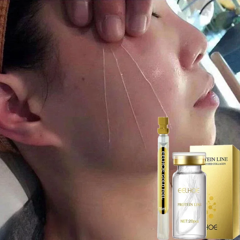 Collagen Thread Instant Lifting Wrinkle Remover Soluble Protein Thread Serum Set Absorbable Face Filler Anti-aging Skin Care New