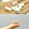 1/250-500 Mini simulation plastic  white inverted car bus model DIY puzzle construction sand table material 1