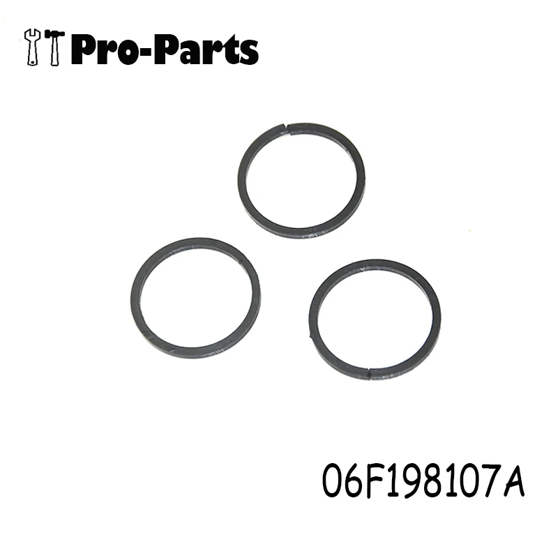 Camshaft Adjuster Oil Control Seal Rings 3PCS Black Rubber Engines For VW Audi