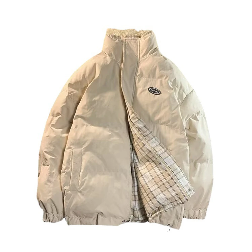 Женская парка с воротником-стойкой