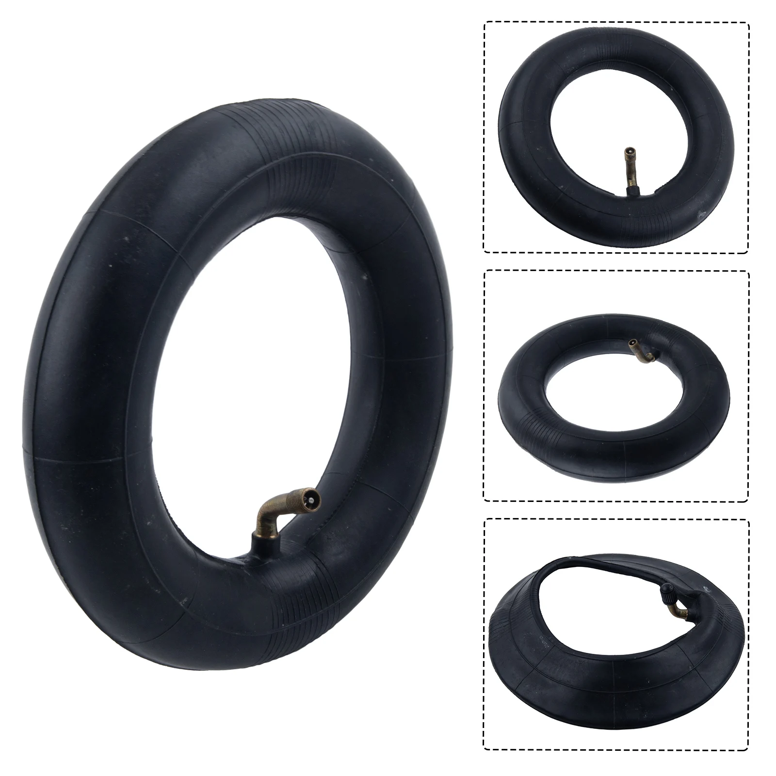 

Set Inner Tube Black Electric Scooter Equipment Rubber Spare Part Thicken Tube Tyre 200x50 Bent Valve FITTINGS