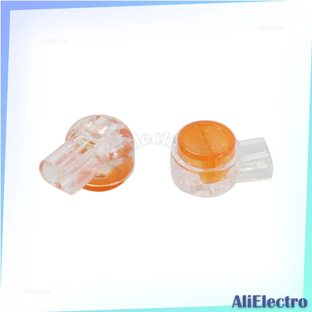 200PC 압착 연결 단자 K1 커넥터 단자, 방수 와이어링 이더넷 케이블, 전화 코드 0.4-0.7mm, Rj45