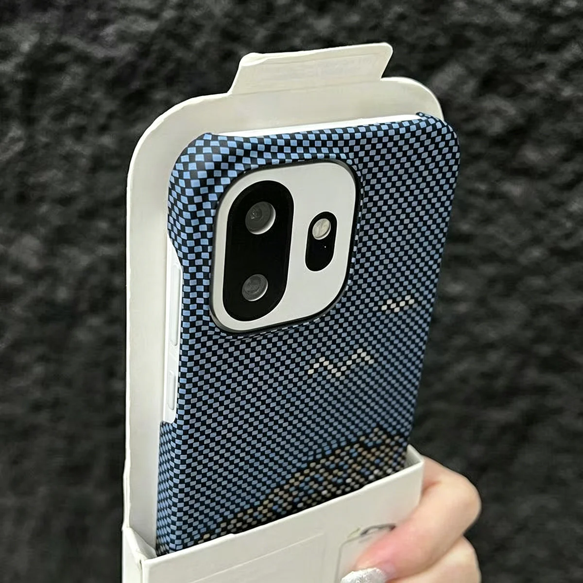 Luxury Carbon Fibre Kevlar Texture Armor Case - Ultra Thin Hard Plastic Cover