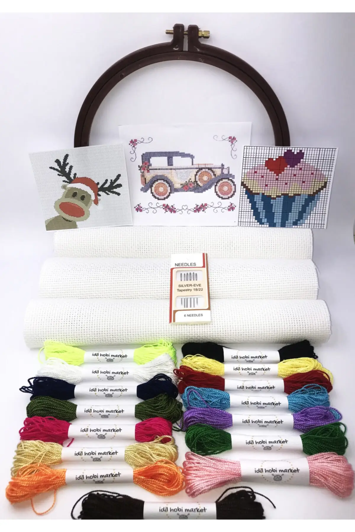 

Cross-stitch Etamine Set Model010 Embroidery Kits Hobby Supplies & Entertainment Life