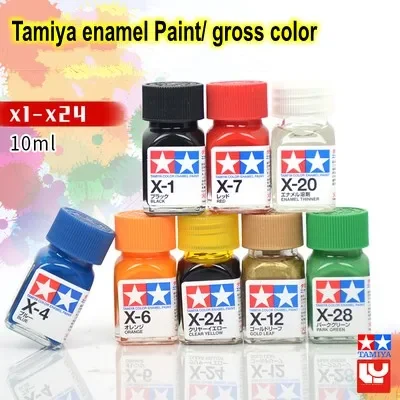 Enamel paint 10ml Tamiya Gross Colors X1-X24 For Assembly Model Brush Spray Painting DIY