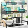 Dish Drying Rack - Large Over The Sink Dish Drainer Drying Rack, Large Capacity Stainless Steel Dish Rack, Storage Rack 1
