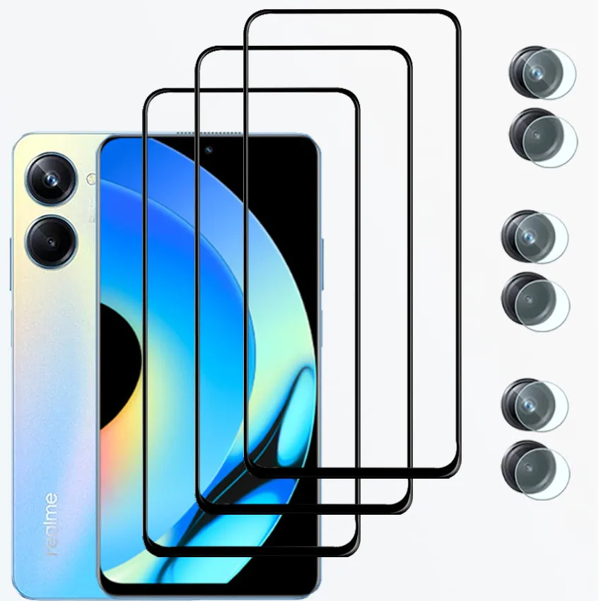 Vetro Per Realme 10 Pro Pellicola Protettiva Realmi 10 Pro Vetro Temperato Realme10 Pro Protezione Dello Schermo Realme 10Pro Fotocamera Realmy 10 Pro