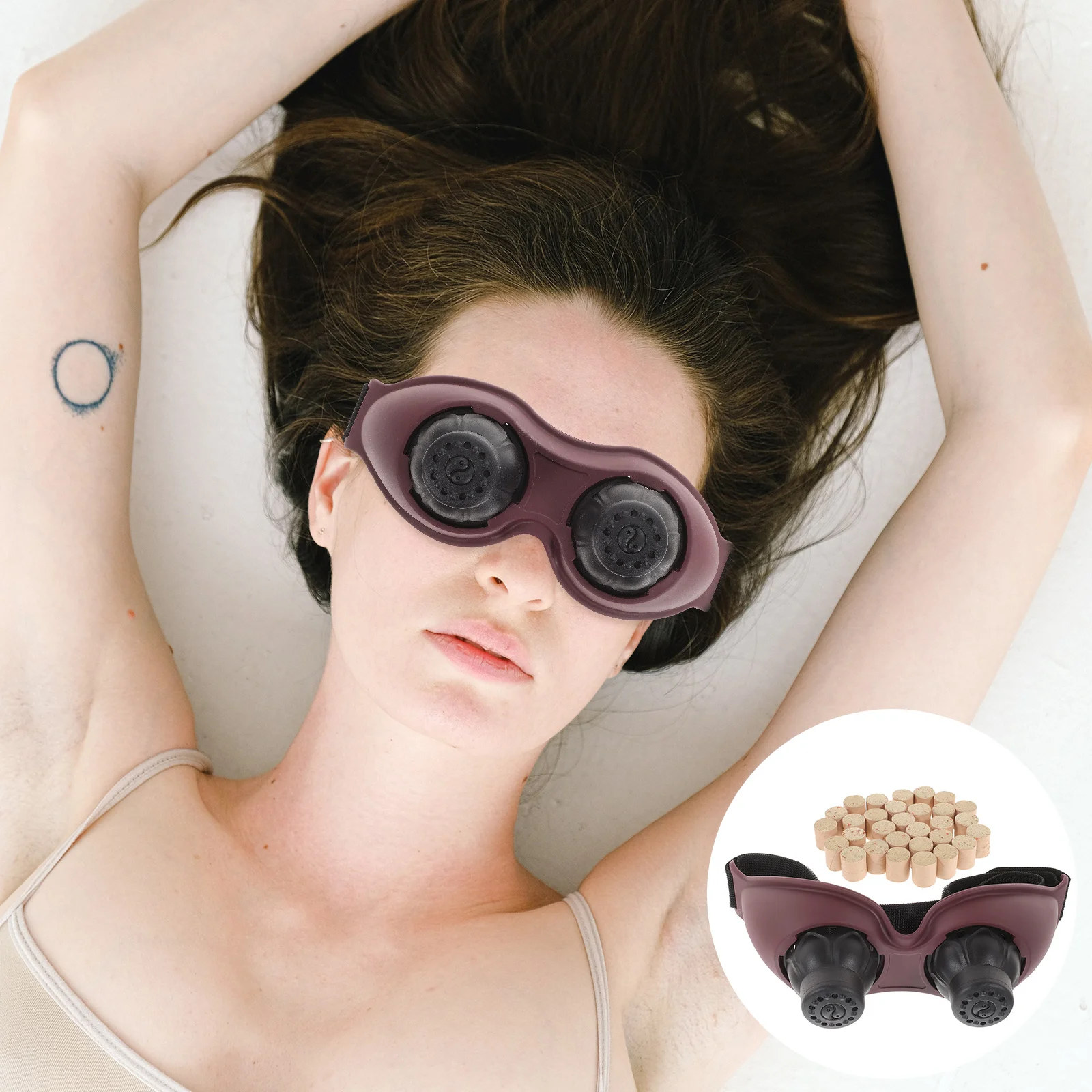 

Eye Protector Massage Instrument Moxa Massager Moxibustion Device Portable Care for