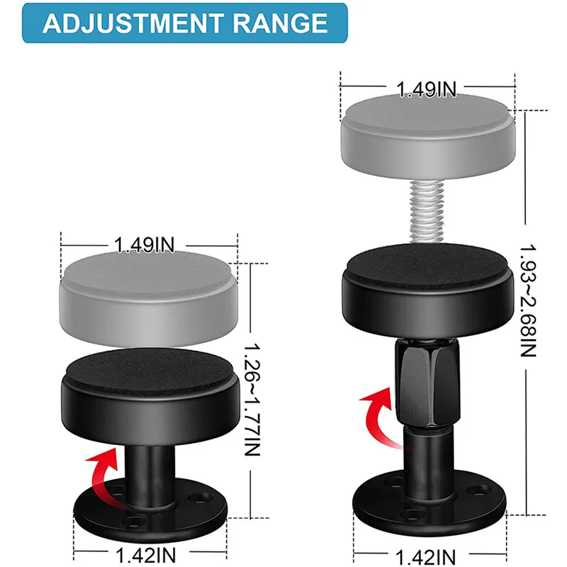 1 Set Self-adhesive Adjustable Thread Bed Frame Anti-Shake Tool Fixed Bed Anti-squeaking Telescopic Support Hardware Fasteners