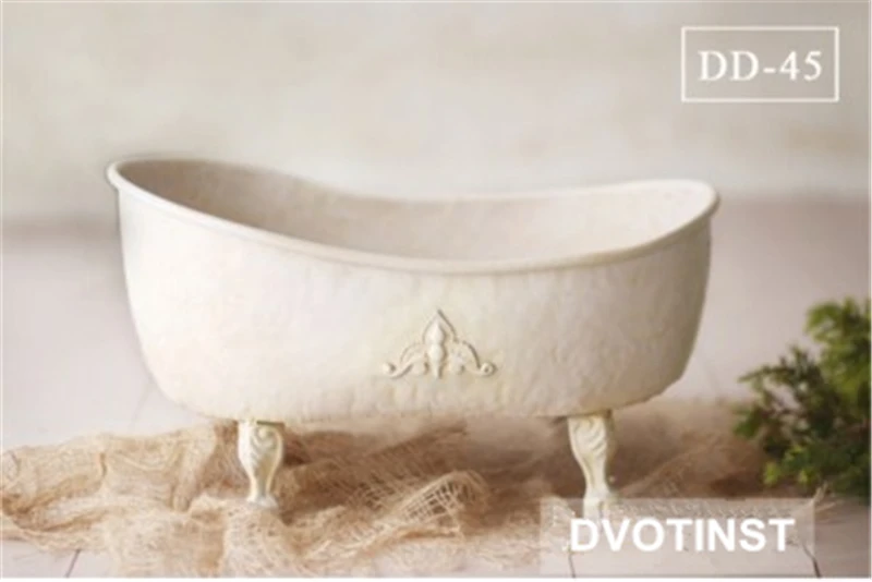 Реквизит для детской фотосъемки Dvotinst железная ванна автомобиль вагон чехол