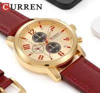 Curren 8192 8208 Sport Quartz Wristwatch Casual Fashion Waterproof Men's Big Watches Male Luminous Hands Clock Relogio Masculino