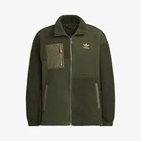 Adidas officiel authentique trois rayures printemps hommes sport fausse peau de mouton veste HY7286 3