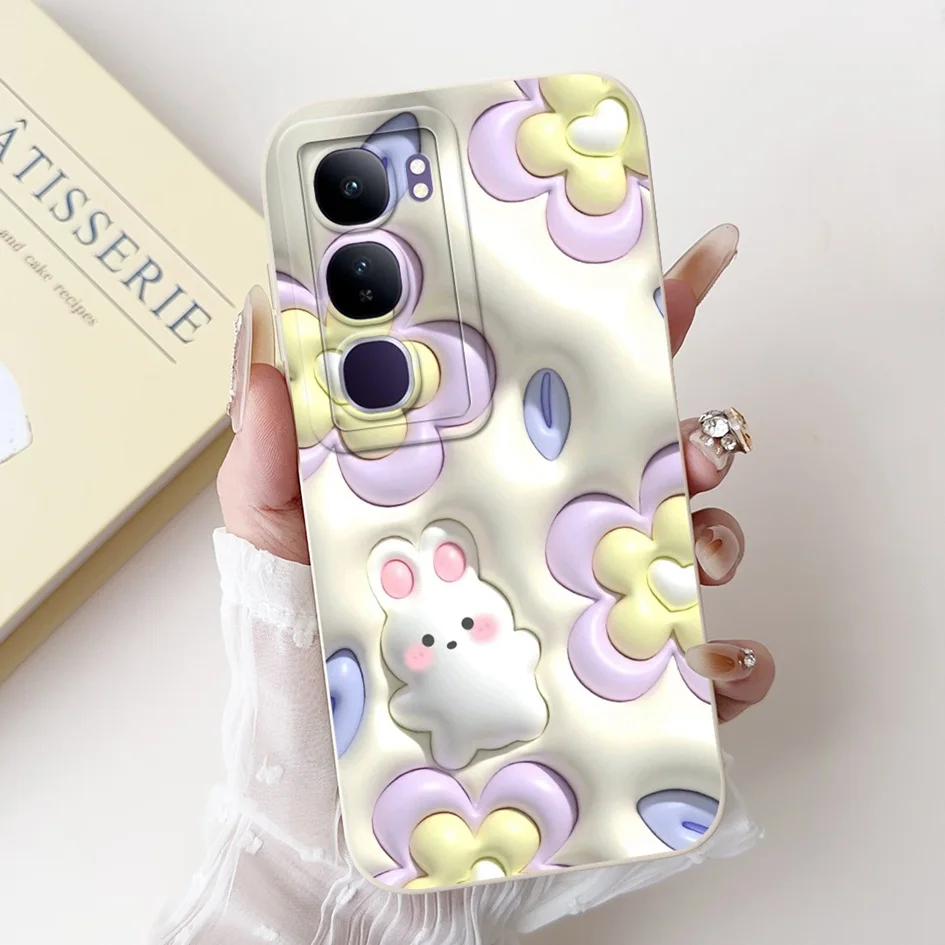 Floral Daisy Shockproof Silicone Phone Case (New Fashion Design)