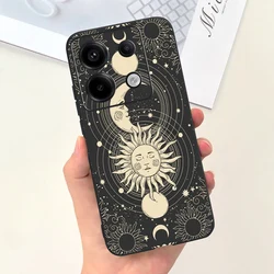 Cute Fashion Cartoon Soft Silicone Phone Case - Enhanced Protection Bumper Cover for Redmi Note13Pro Plus (Black 1781)