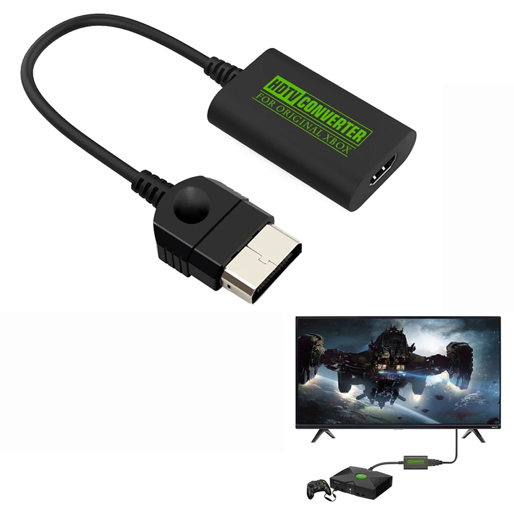 Xbox HDMI 호환 변환기 오리지널 콘솔 디지털 비디오 오디오 어댑터, XBOX 480P 720P 1080i HDTV 모니터