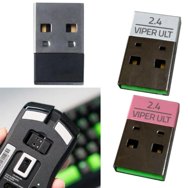 Receptor Usb para Razer Viper Ultimate sem Fio Gaming Mouse Usb Adaptador 896f Novo - Imagem 6