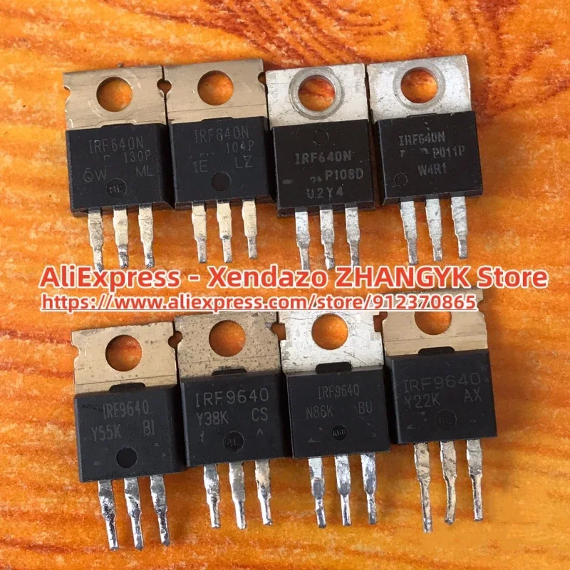 10pcs/lot IRF640N IRF640 200V 18A IRF9640 IRF9640N IRF9640PBF 200V 11A MOSFET TO-220