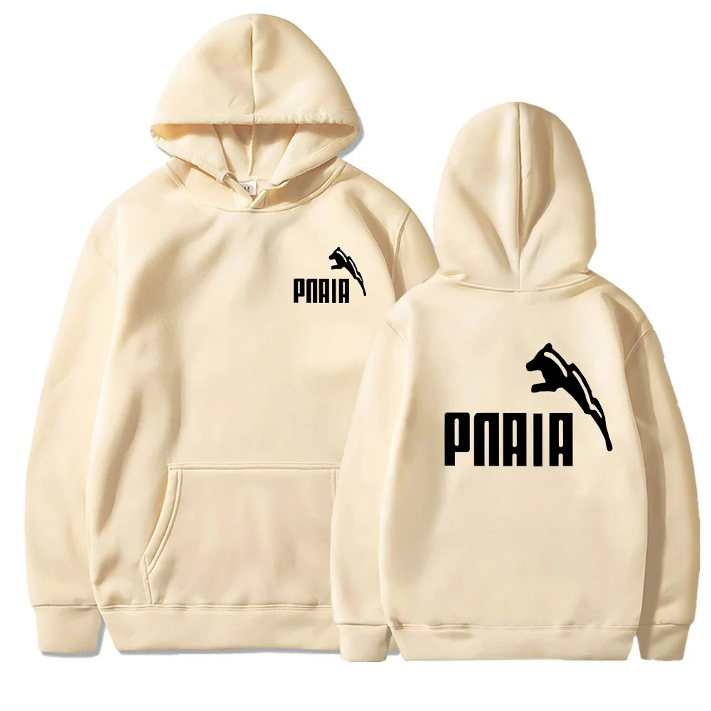 New Autumn Winter Fashion Hoody Letter Printed Trend PUAIA Men's Hoodies Sweatshirts Plus Fleece Pullover Hip Hop Streetwear