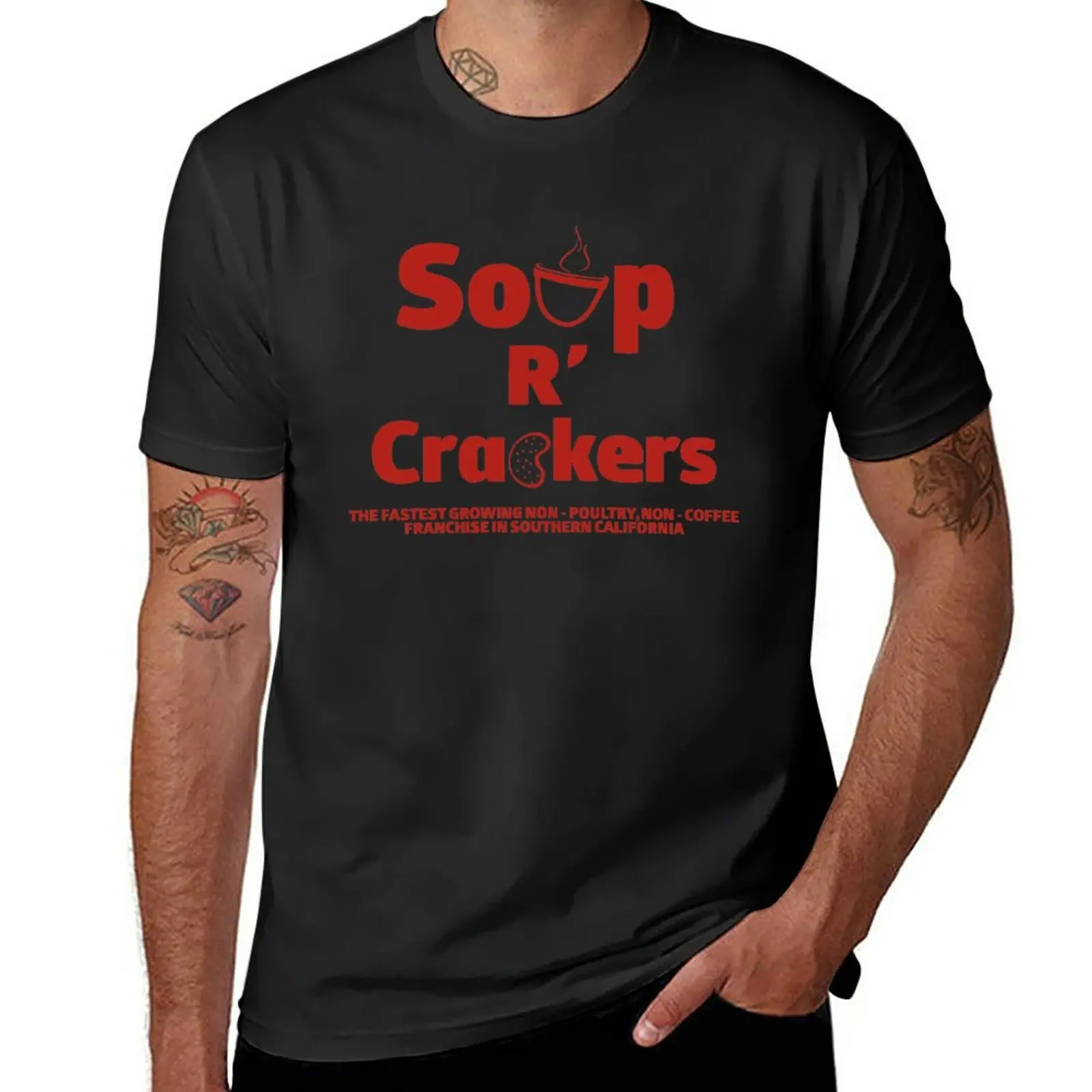 

New Soup R Crackers Men's Women's T-Shirt Short t-shirt black t shirts animal print shirt for boys men clothes