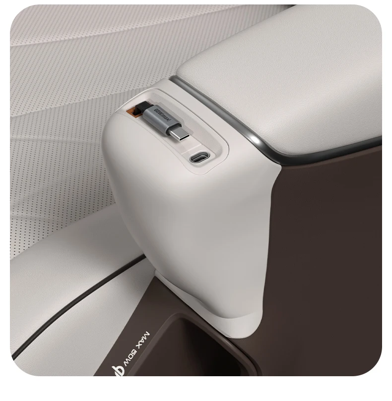 For DENZA D9 2025 2024 The second-row seat docking station Fast charging extensi