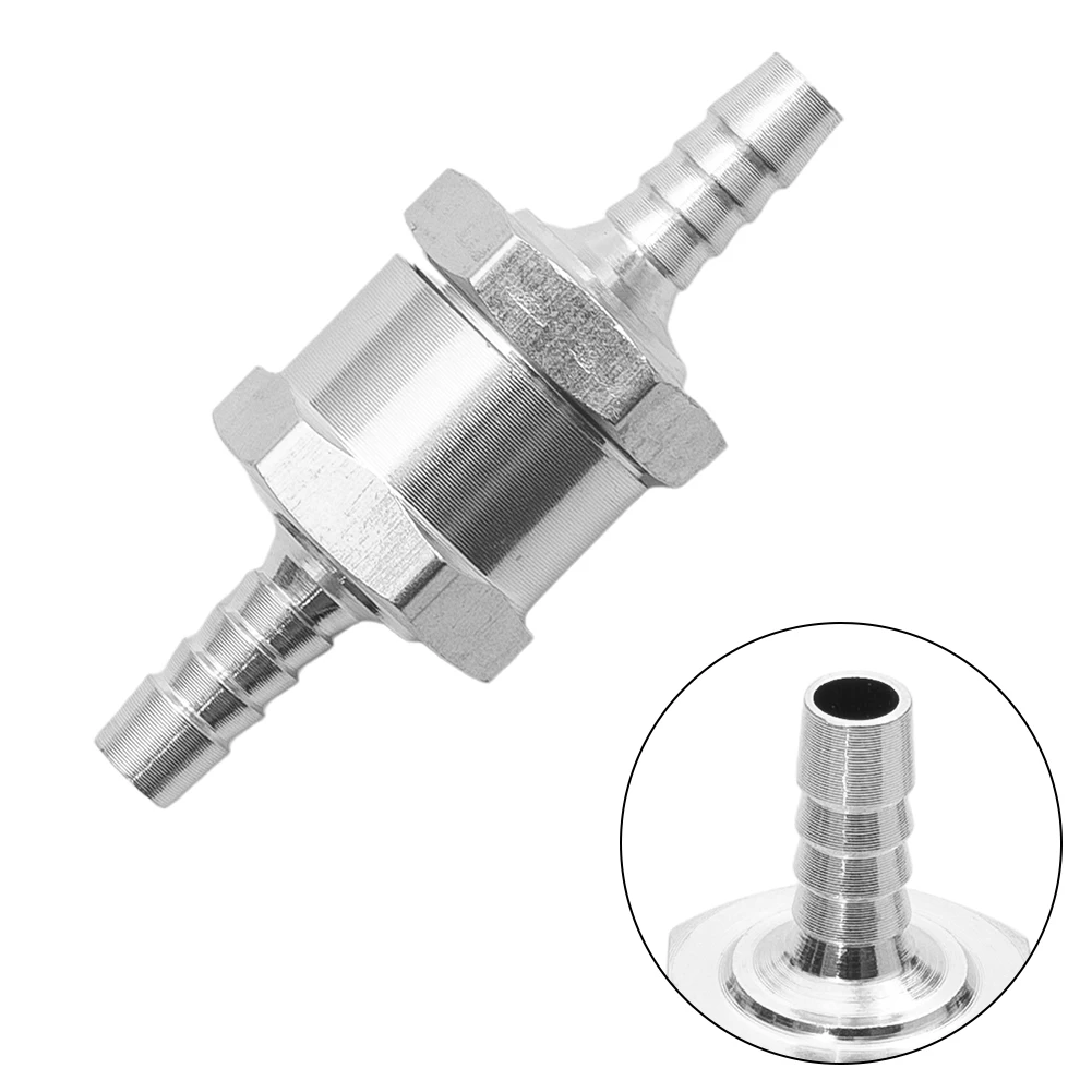 

6/8/10/12mm Aluminum One-Way Check Valve Fuel Water Vapor/Air Vacuum For Automobiles Helicopters Ships Motorcycles Accessories