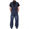 Workwear Trousers Programmer Polytechnic Man Hundred Men's Denim Back Trousers Fashion Multi-pocket Loose Jeans 3