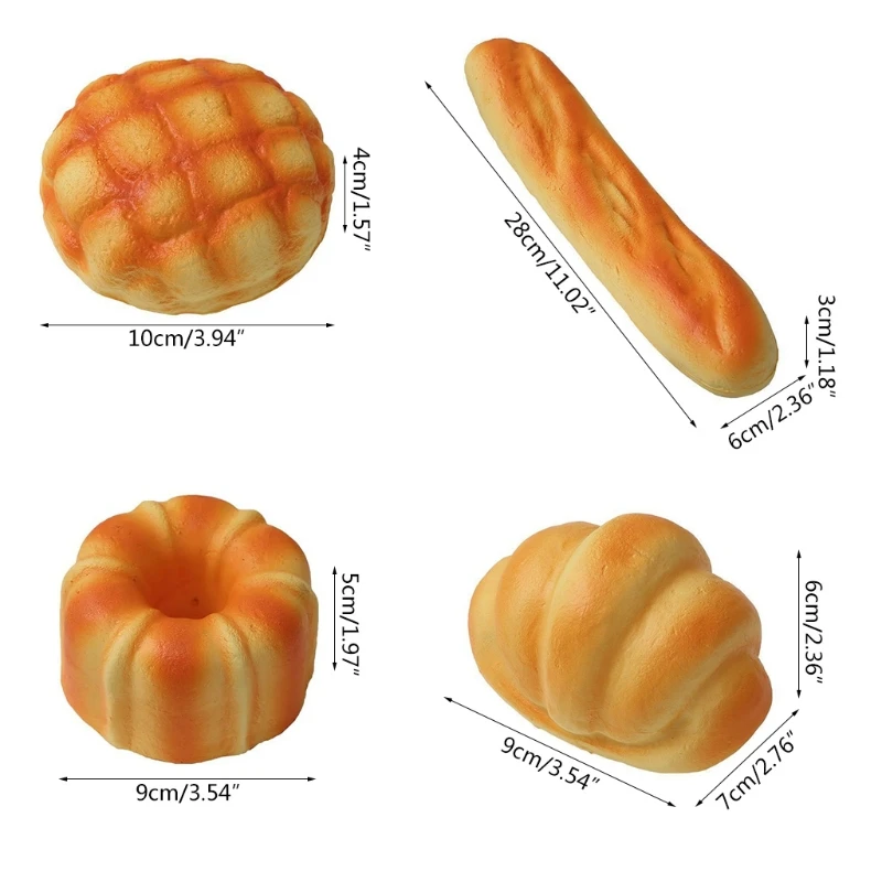 Artificial Bread Fake Bread Simulation For Home Decoration food model,food photography props,bread food model