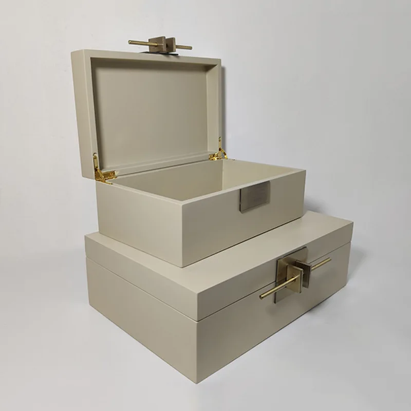 Large Jewelry Box for Women Wood Necklace Bracelet Earrings Jewelry Box Organizer Ring Display Tray Portable Accessories Storage