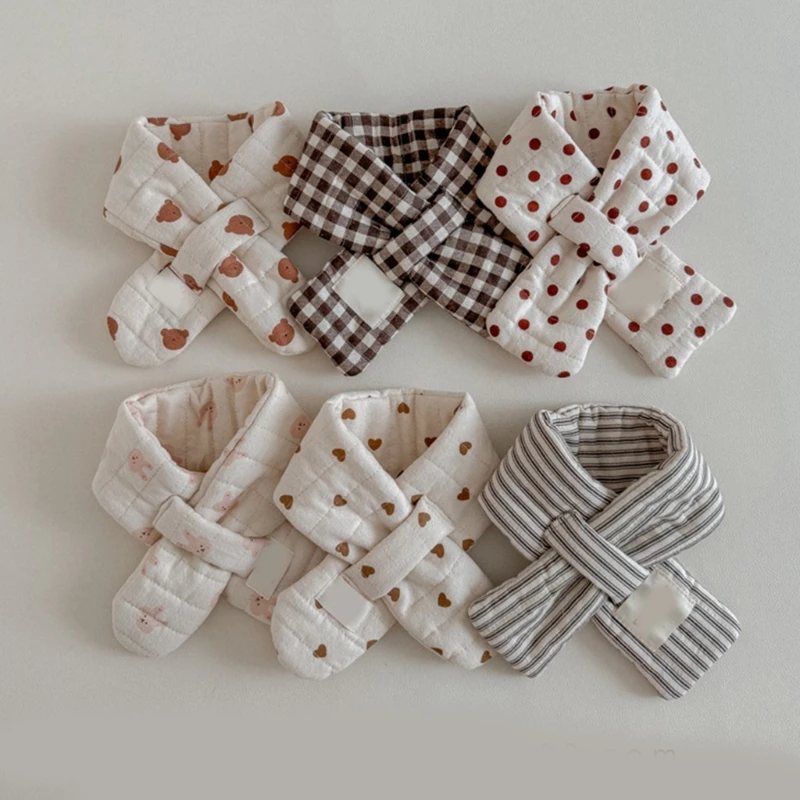 Autumn Winter Kids Scarf Fashionable Neck Scarf Neckerchief for Boys Girls