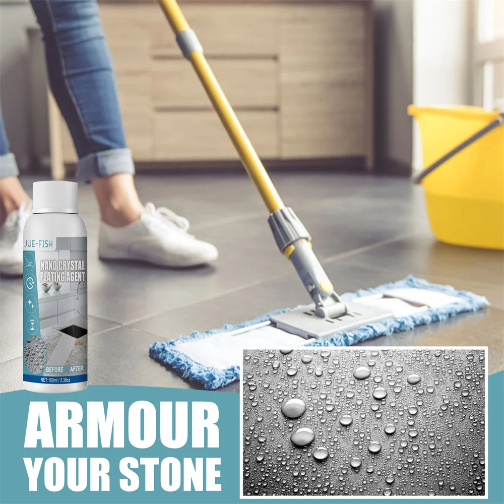 1/2/3PCS Stone Crystal Plating Agent Renovating Agent for Corrosion and Whitening of Marble Tile Countertop Stone Clean 3