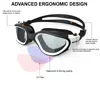 Adult Anti-fog UV Protection Lens Men Women Clear Lens Swimming Goggles Waterproof Adjustable Silicone Swim Glasses in Pool 5